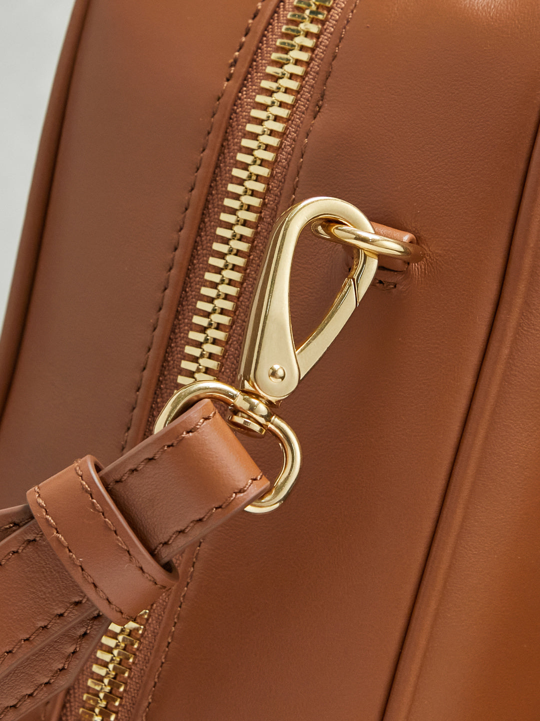 Miu Miu Beau Large Box Leather Bag – Cognac