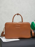 Miu Miu Beau Large Box Leather Bag – Cognac