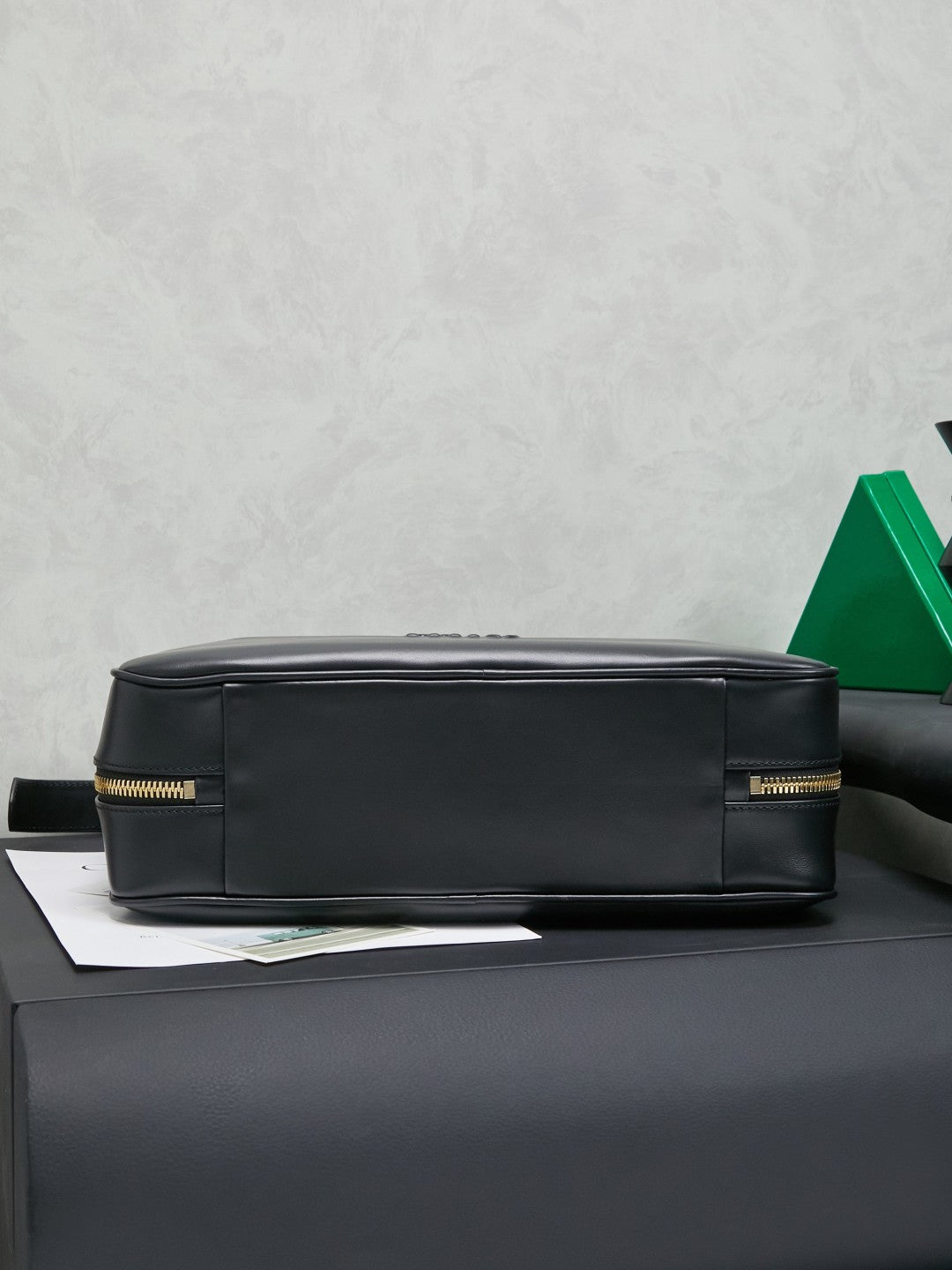 Miu Miu Beau Large Box Leather Bag – Black