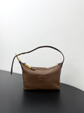 Miu Miu Leather Hobo Bag – Taupe Brown