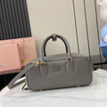 Miu Miu Beau Leather Bag – Grey