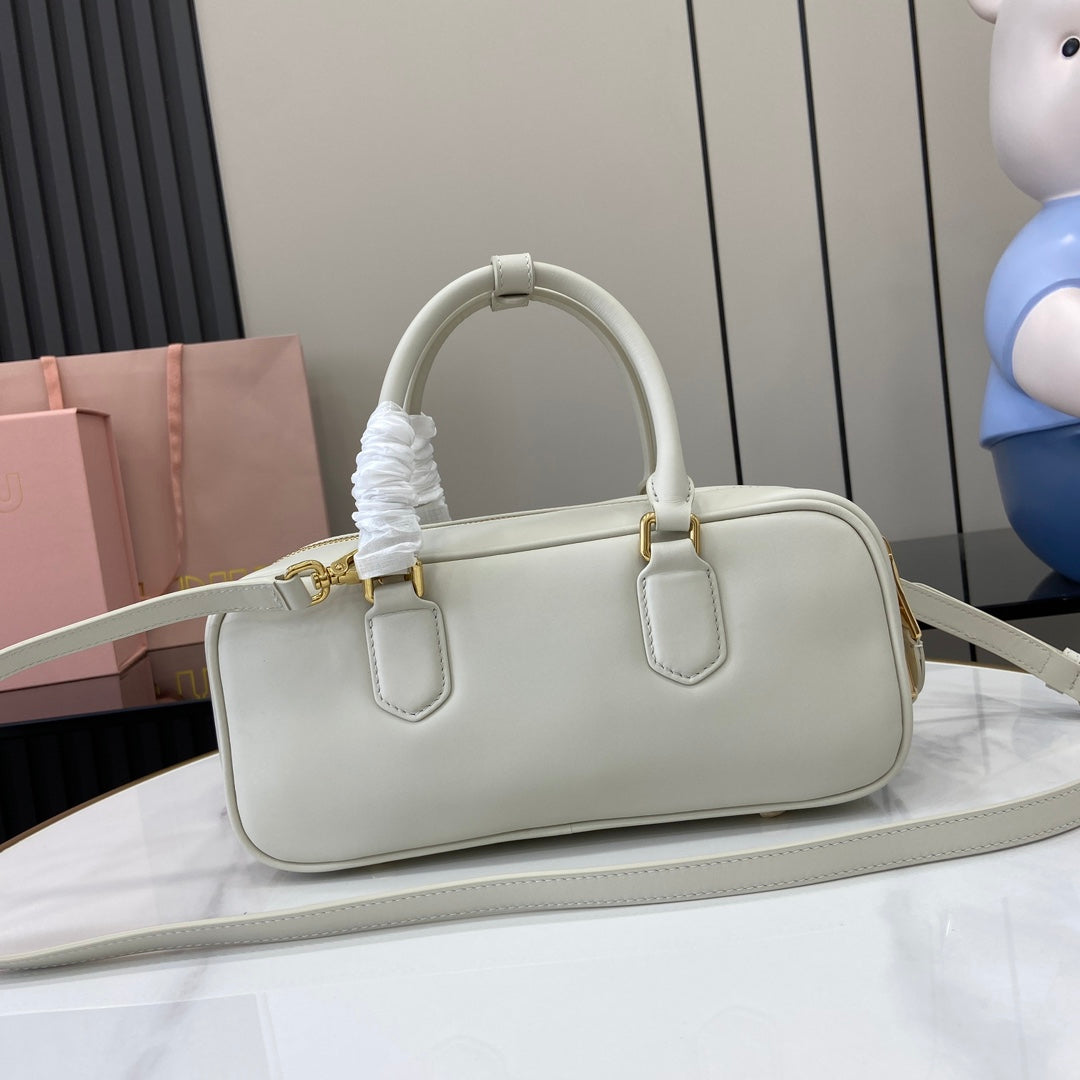Miu Miu Beau Leather Bag – White