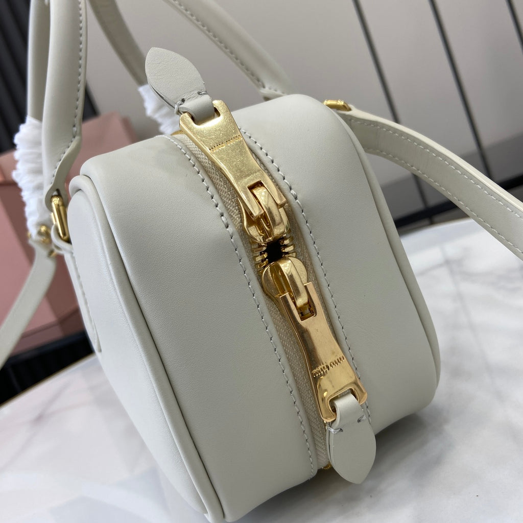 Miu Miu Beau Leather Bag – White