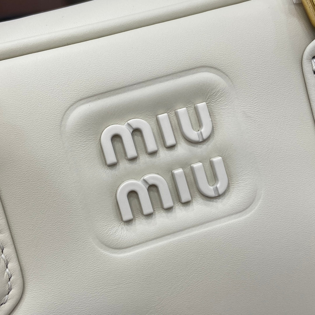 Miu Miu Beau Leather Bag – White