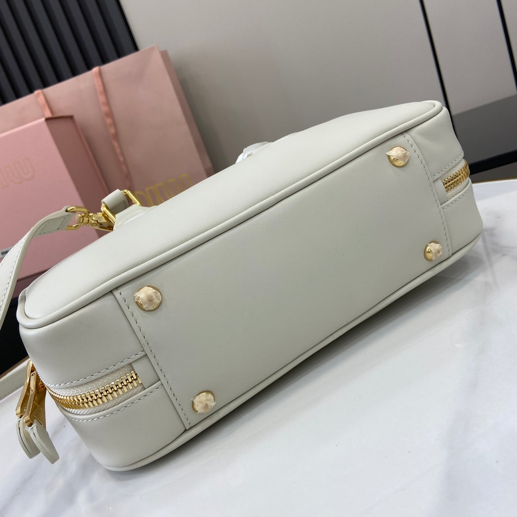 Miu Miu Beau Leather Bag – White