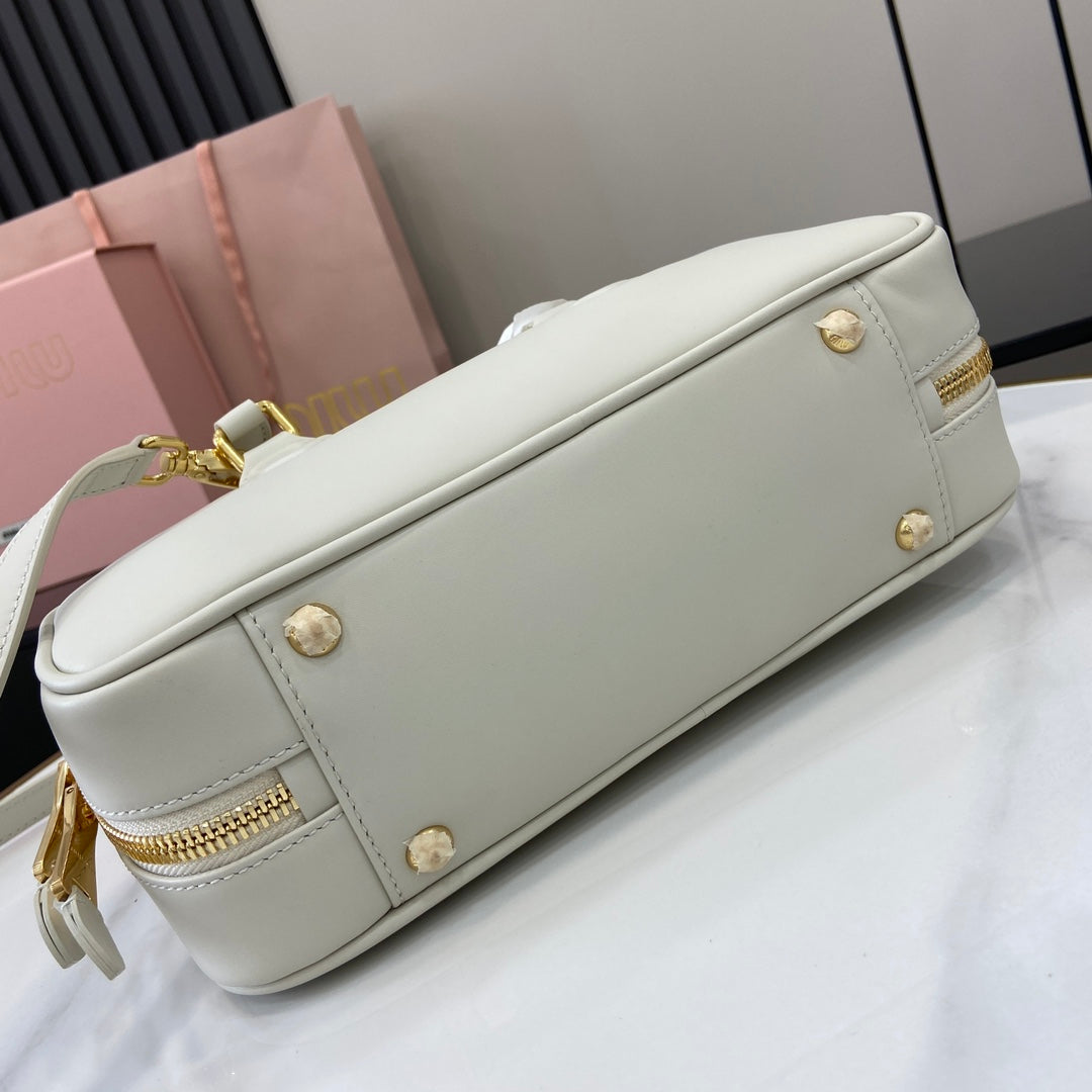 Miu Miu Beau Leather Bag – White