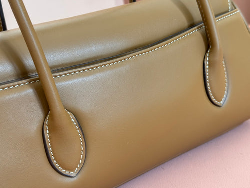 Miu Miu Arcadie Leather Bag – Olive Brown