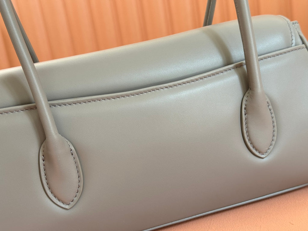 Miu Miu Arcadie Leather Bag – Grey