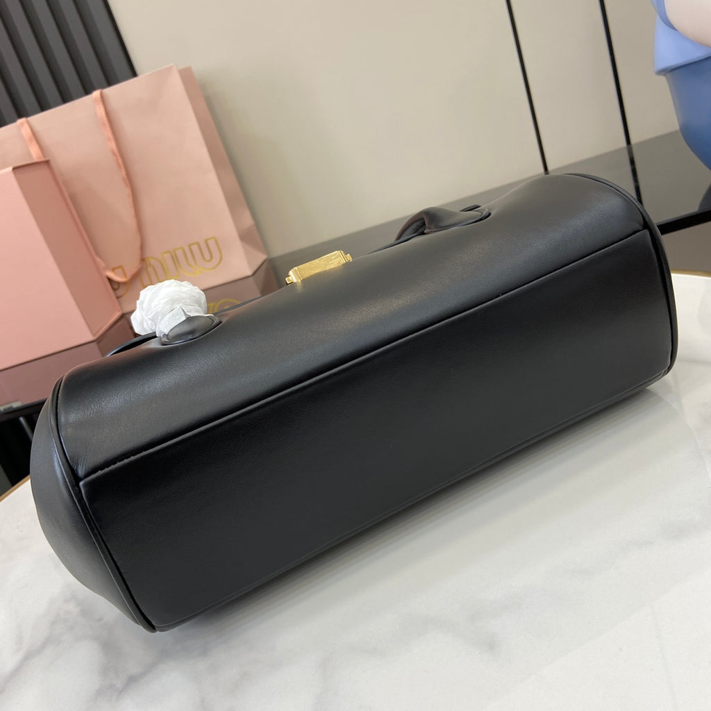 Miu Miu Arcadie Soft Leather Bag – Black