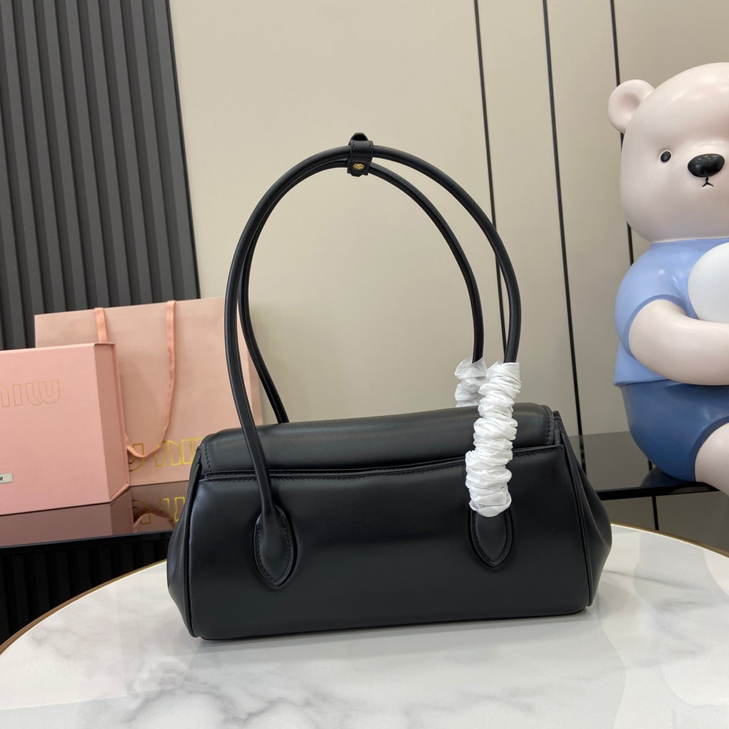 Miu Miu Arcadie Soft Leather Bag – Black
