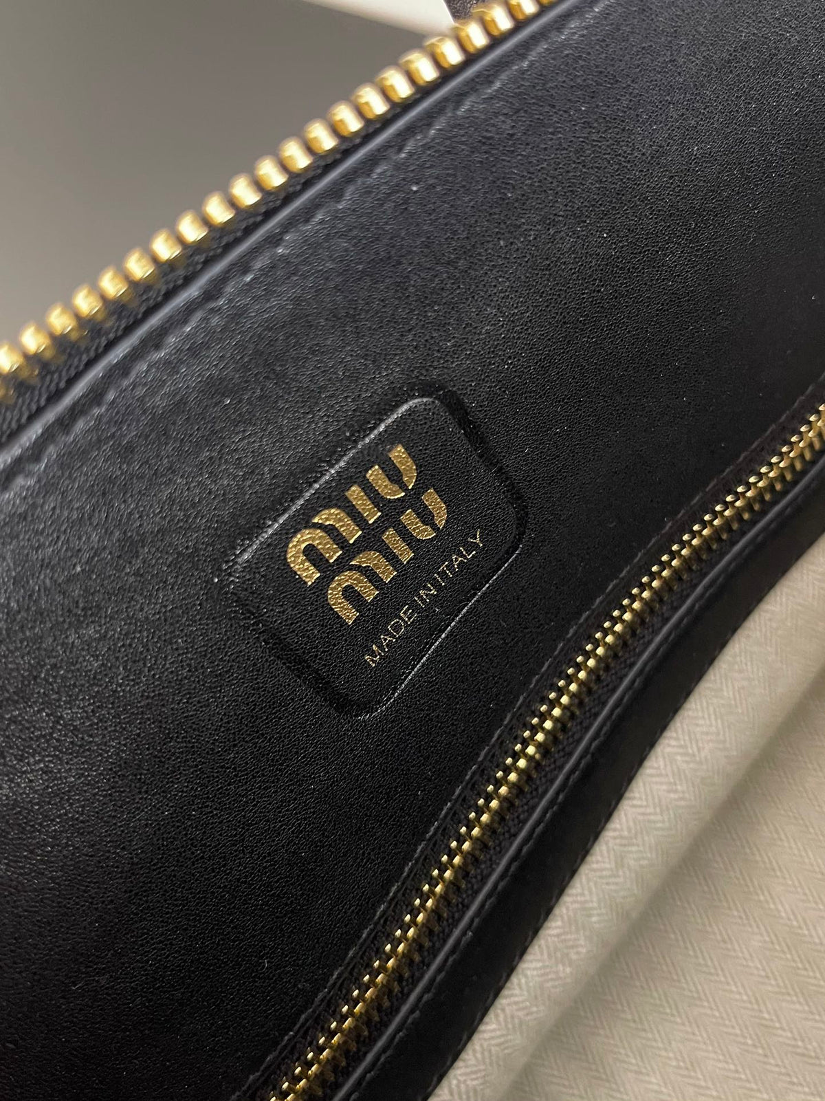 Miu Miu Aventure Mini Leather Bag – Black
