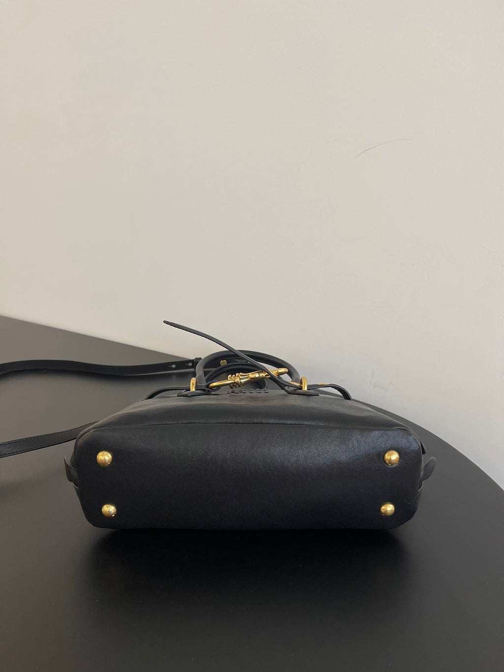 Miu Miu Aventure Mini Leather Bag – Black