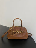 Miu Miu Aventure Mini Leather Bag – Cognac