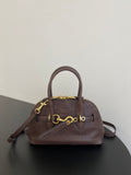 Miu Miu Aventure Mini Leather Bag – Dark Brown