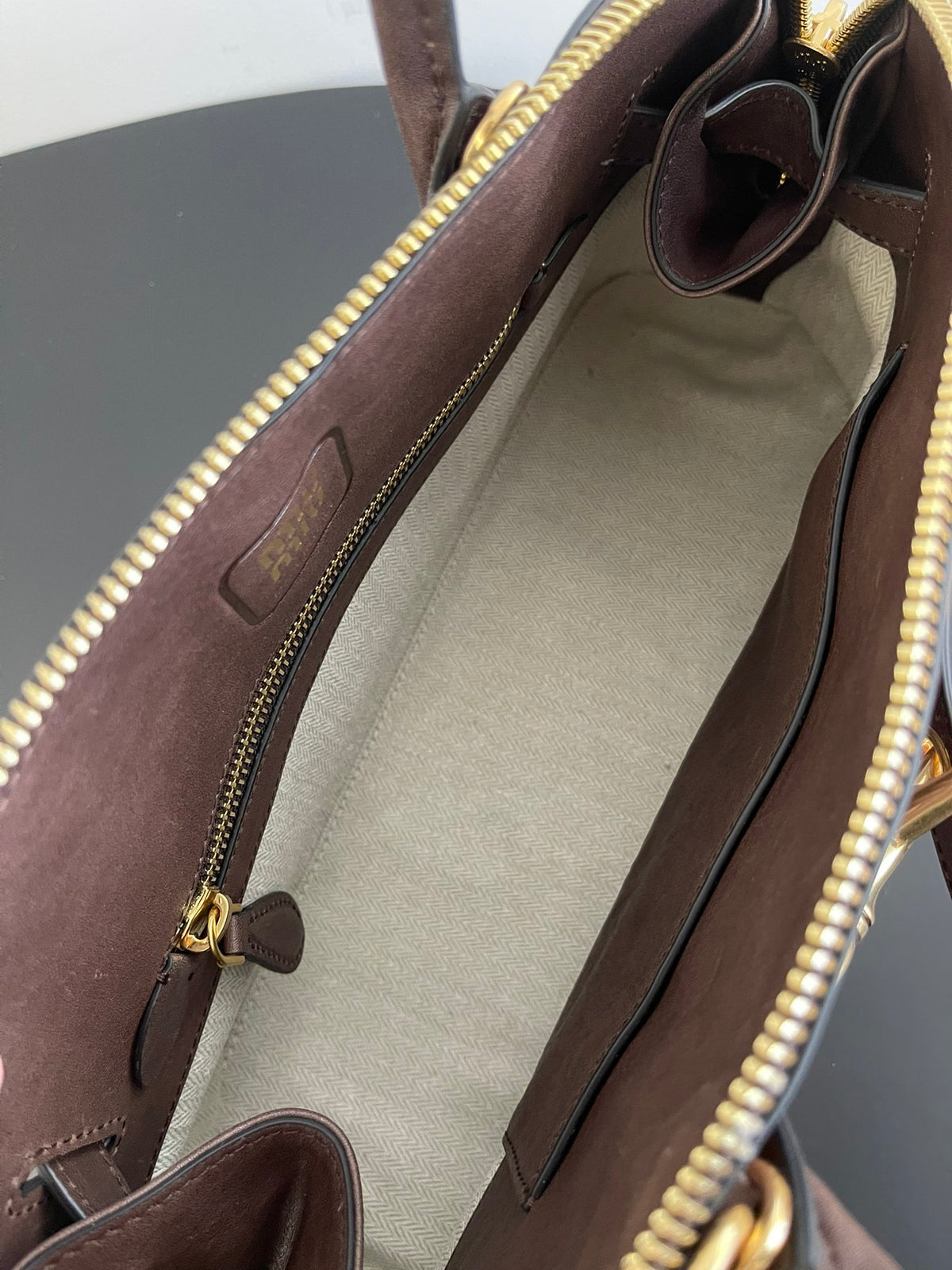 Miu Miu Aventure Leather Bag – Dark Brown