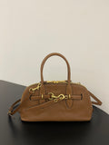 Miu Miu Aventure Leather Bag – Cognac