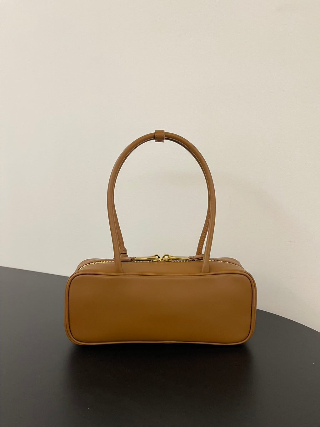 Miu Miu Beau Leather Bag – Cognac