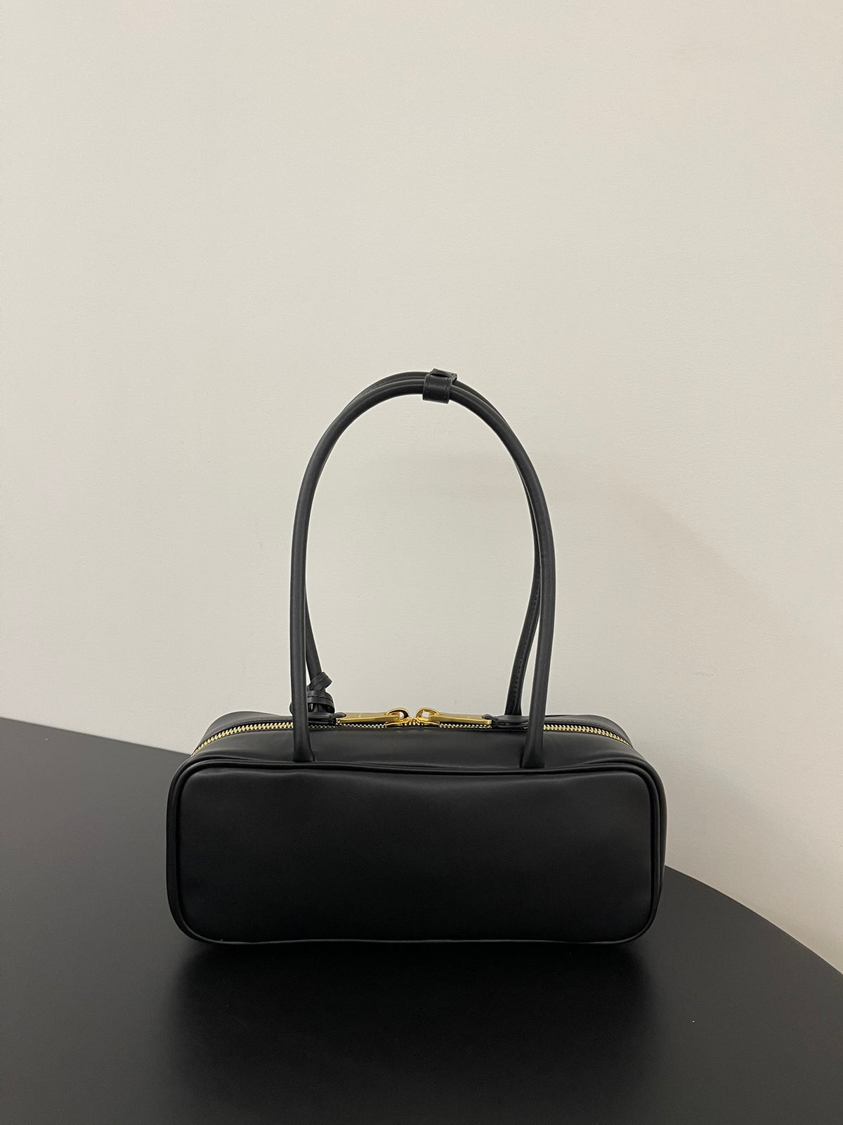 Miu Miu Beau Leather Bag – Black