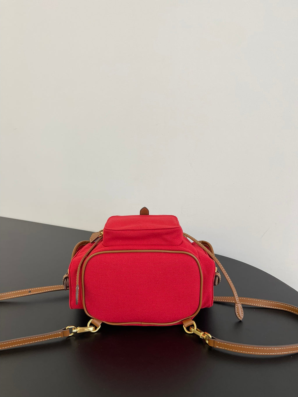 Miu Miu Canvas Mini Backpack – Red