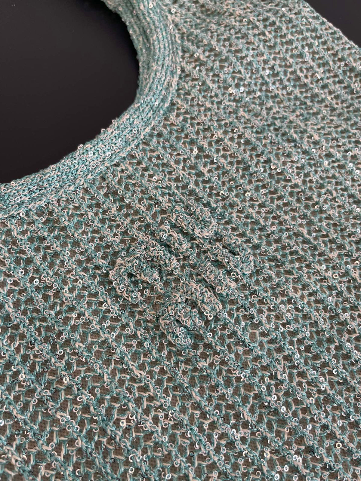 Miu Miu Woven Tote Bag – Light Blue