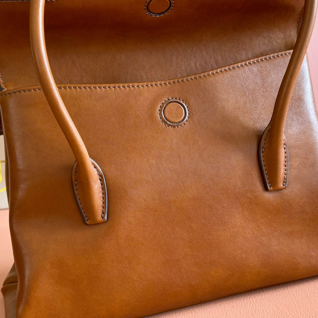 Miu Miu Aventure Soft Tote Bag – Cognac