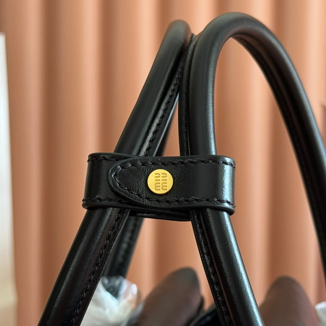 Miu Miu Aventure Mini Soft Tote Bag – Black