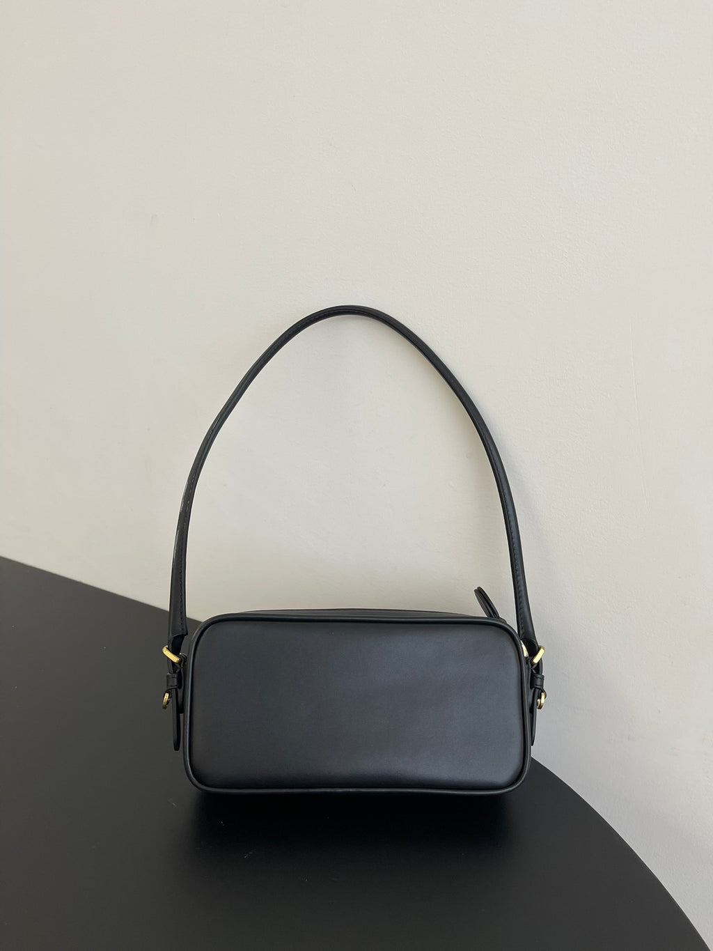 Miu Miu Leather Mini Shoulder Bag – Black
