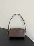 Miu Miu Leather Mini Shoulder Bag – Dark Brown