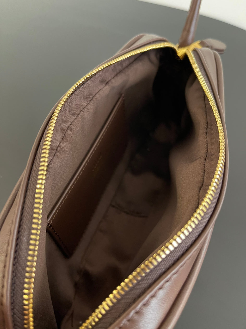 Miu Miu Leather Mini Shoulder Bag – Dark Brown