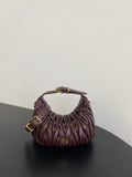 Miu Miu Wander Matelassé Hobo Bag – Burgundy