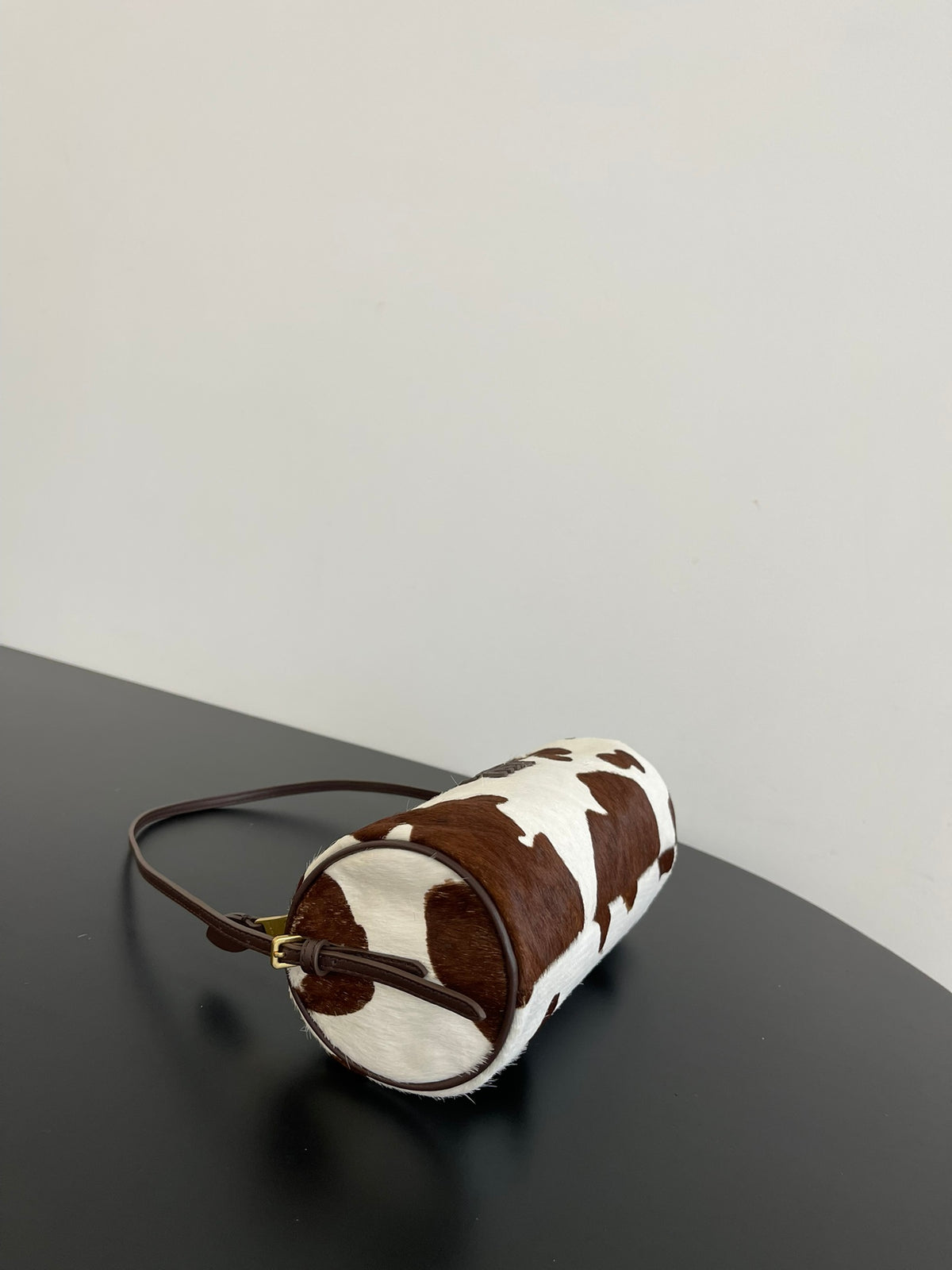 Miu Miu Pony Hair Shoulder Bag – Brown & White