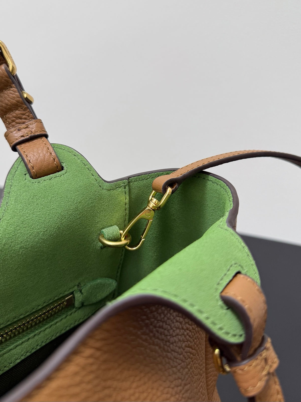 Miu Miu Leather Tote Bag – Cognac
