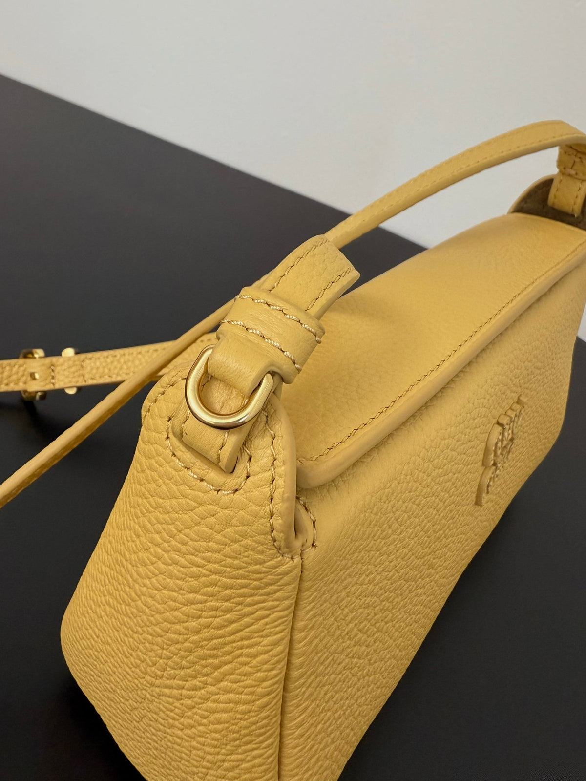 Miu Miu Leather Mini Shoulder Bag – Yellow