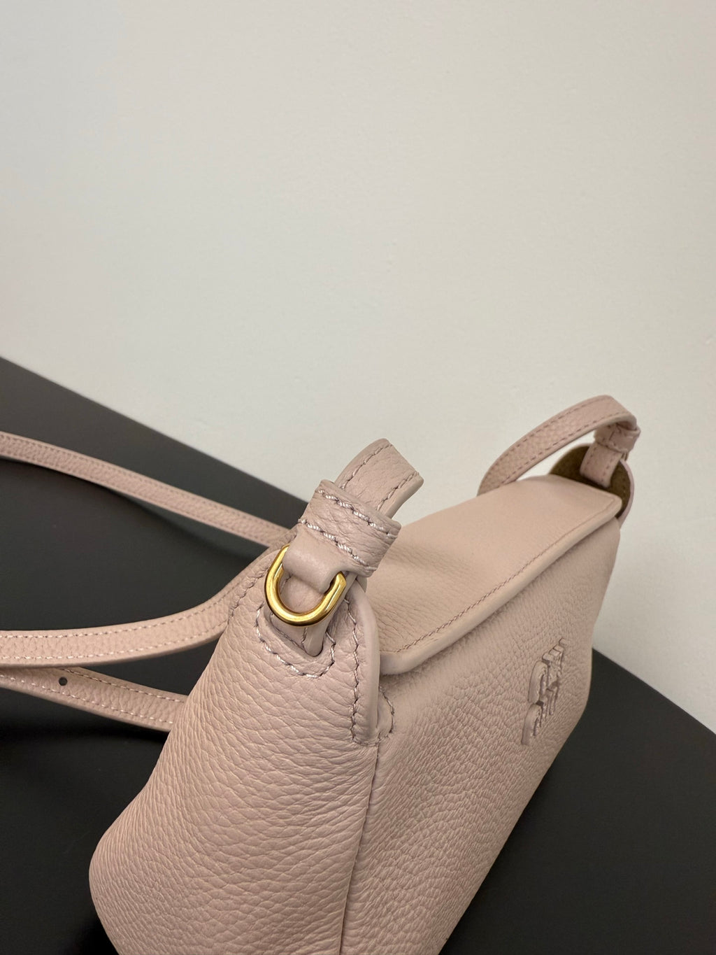 Miu Miu Leather Mini Shoulder Bag – Light Pink