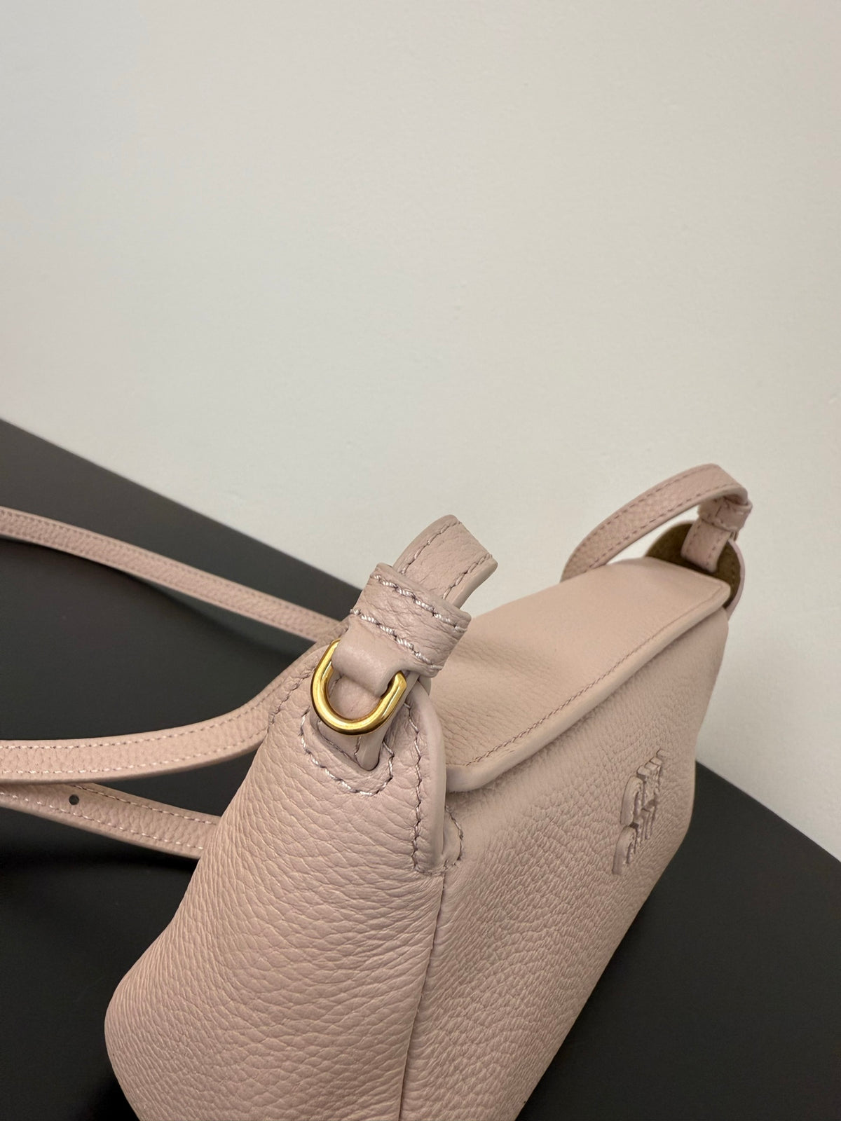 Miu Miu Leather Mini Shoulder Bag – Light Pink