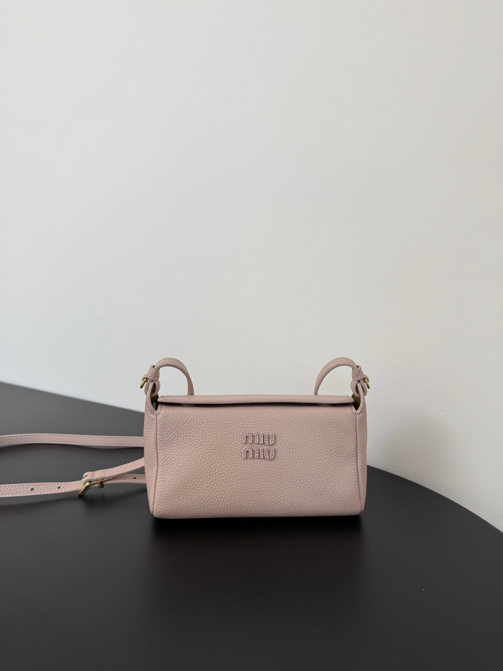 Miu Miu Leather Mini Shoulder Bag – Light Pink
