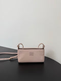 Miu Miu Leather Mini Shoulder Bag – Light Pink