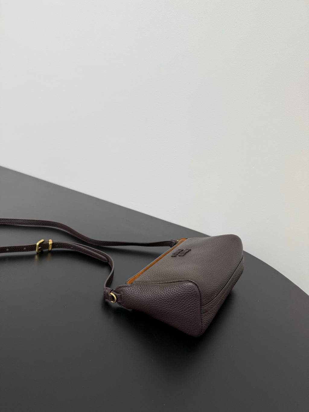 Miu Miu Leather Mini Shoulder Bag – Dark Brown