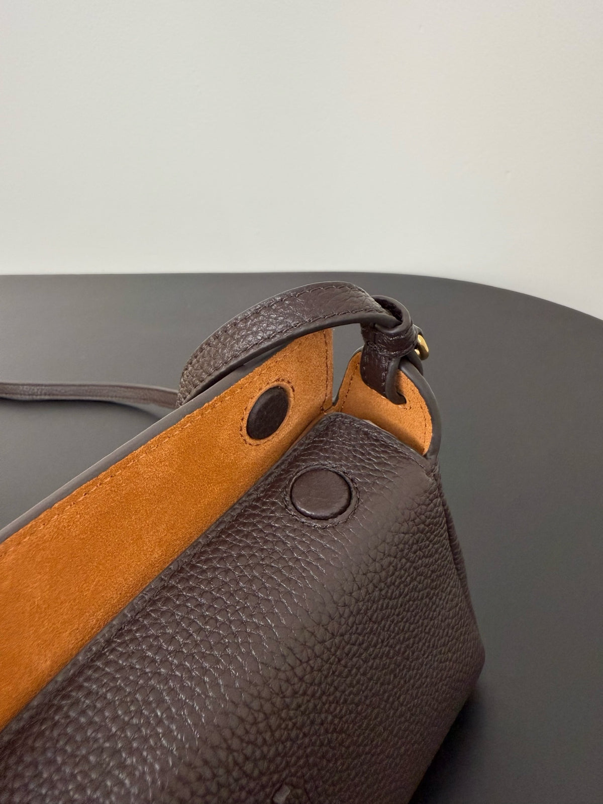 Miu Miu Leather Mini Shoulder Bag – Dark Brown