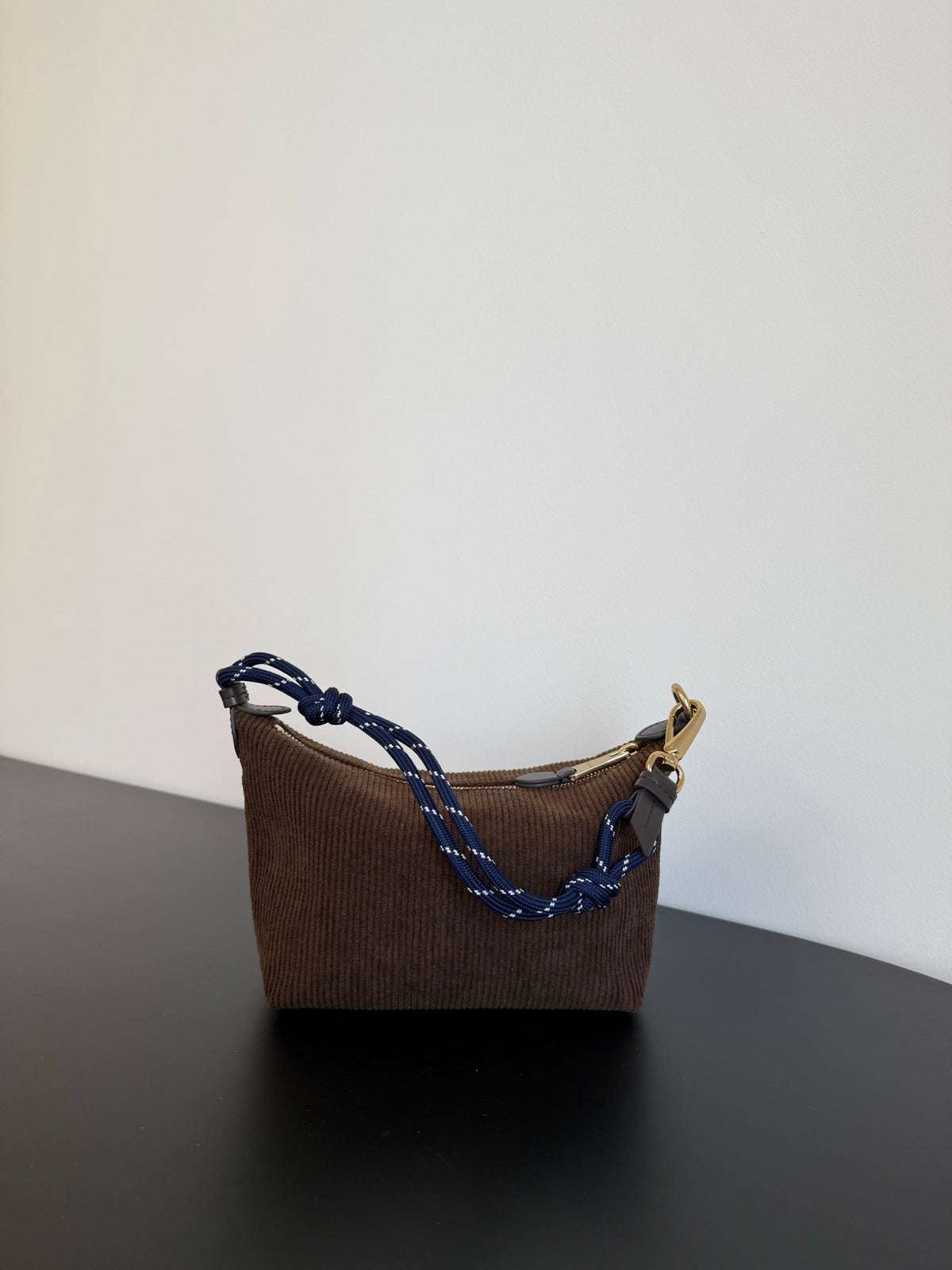 Miu Miu Woven Shoulder Bag – Brown & Blue