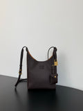 Miu Miu Leather Shoulder Bag – Dark Brown