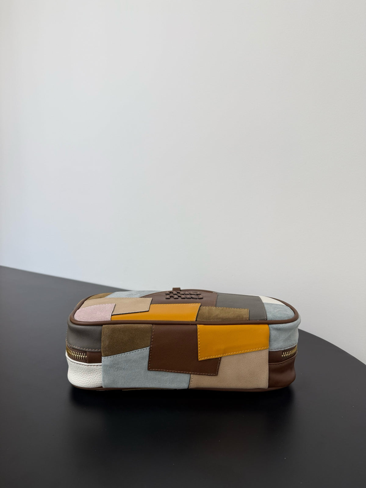 Miu Miu Patchwork Leather Top Handle Bag – Multicolor