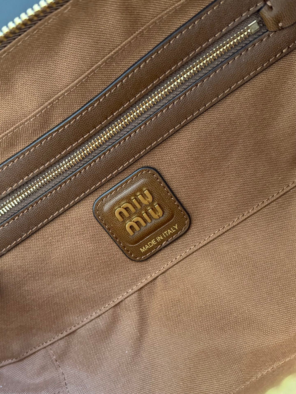 Miu Miu Patchwork Leather Top Handle Bag – Multicolor