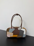 Miu Miu Patchwork Leather Top Handle Bag – Multicolor