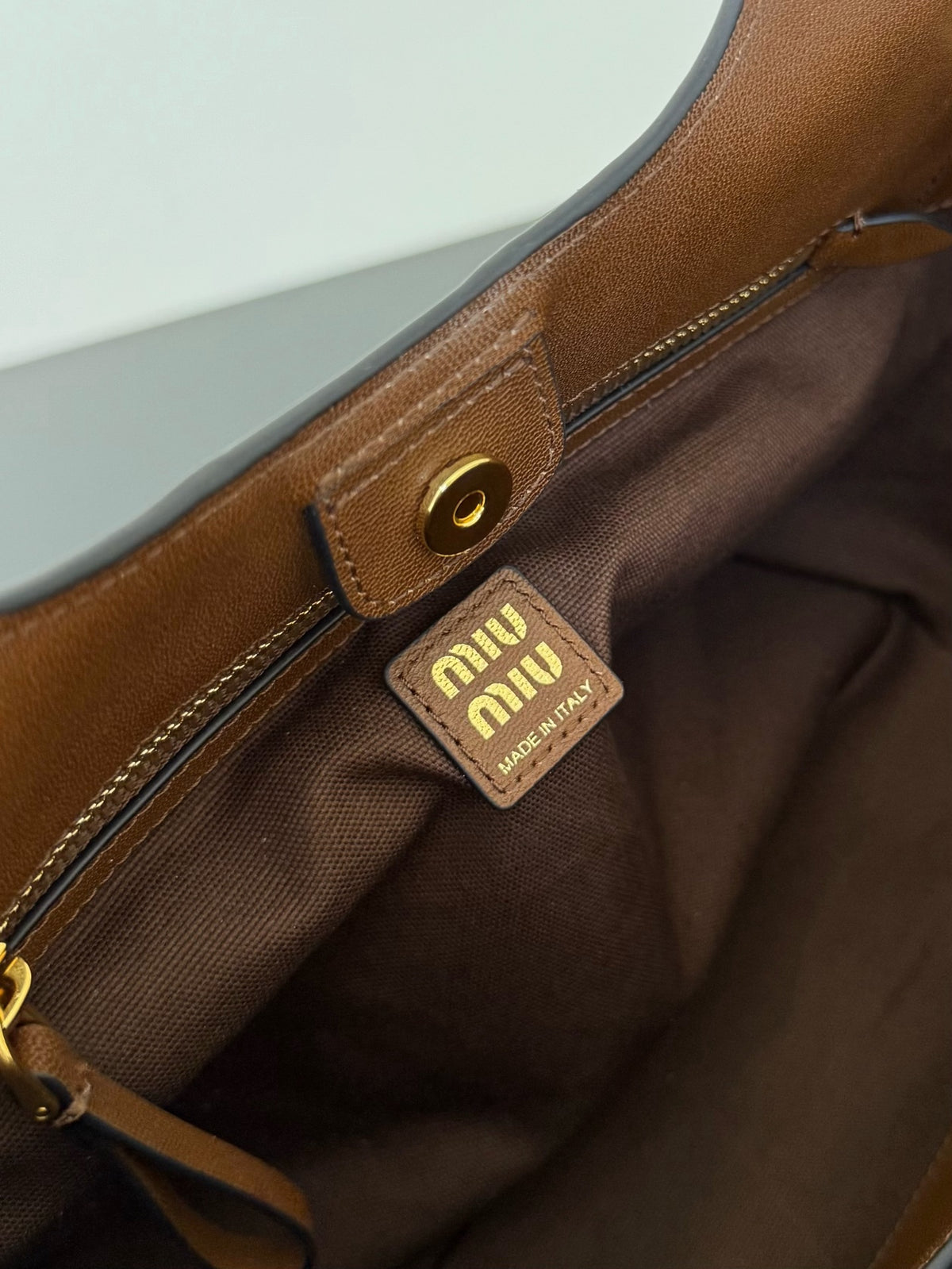 Miu Miu Patchwork Leather Tote Bag