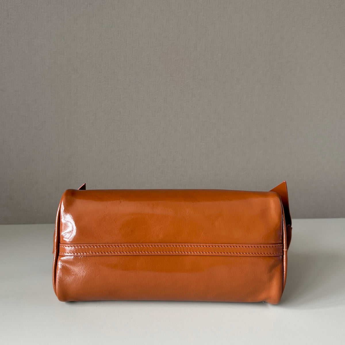 Miu Miu Aventure Leather Shoulder Bag – Cognac