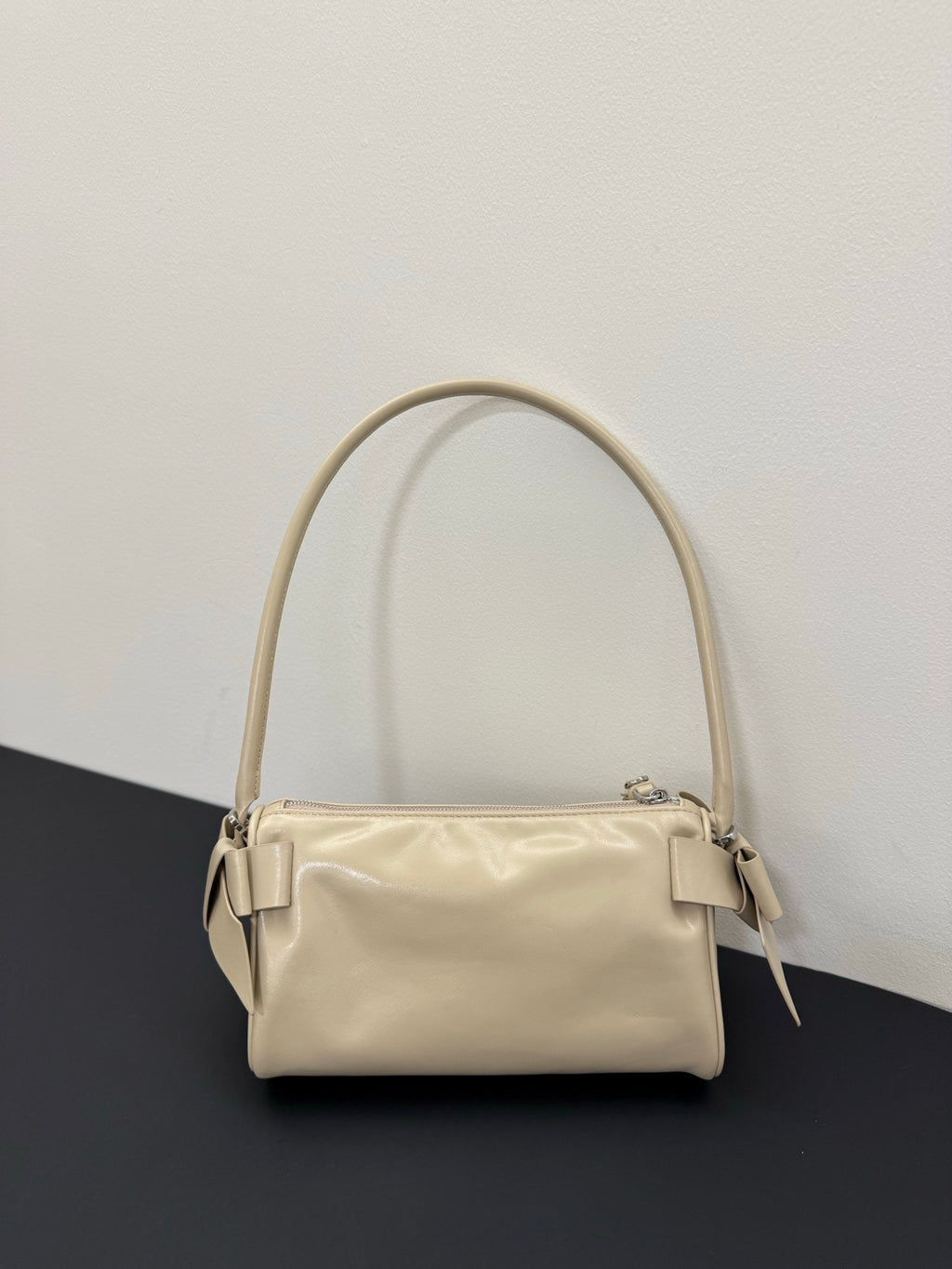 Miu Miu Aventure Leather Bag – Cream