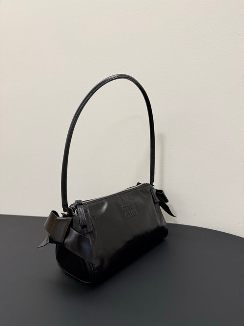 Miu Miu Aventure Leather Bag – Black