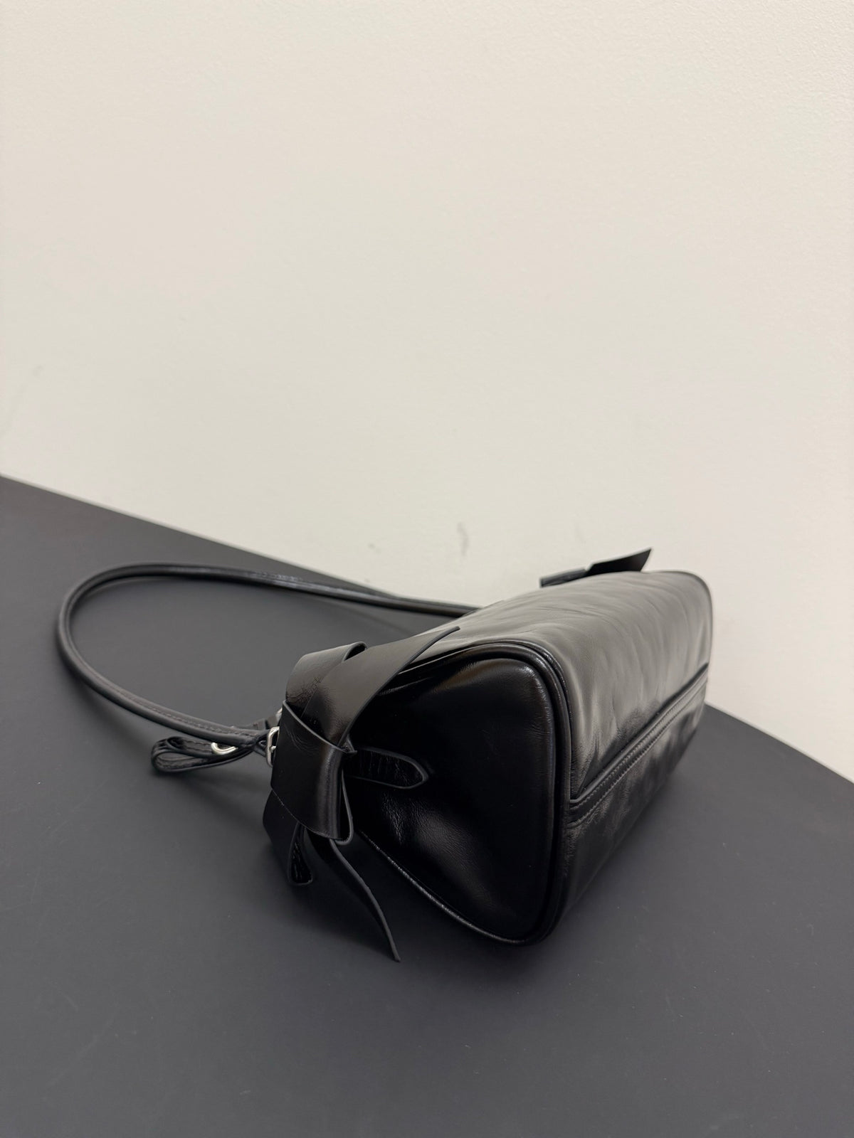 Miu Miu Aventure Leather Bag – Black