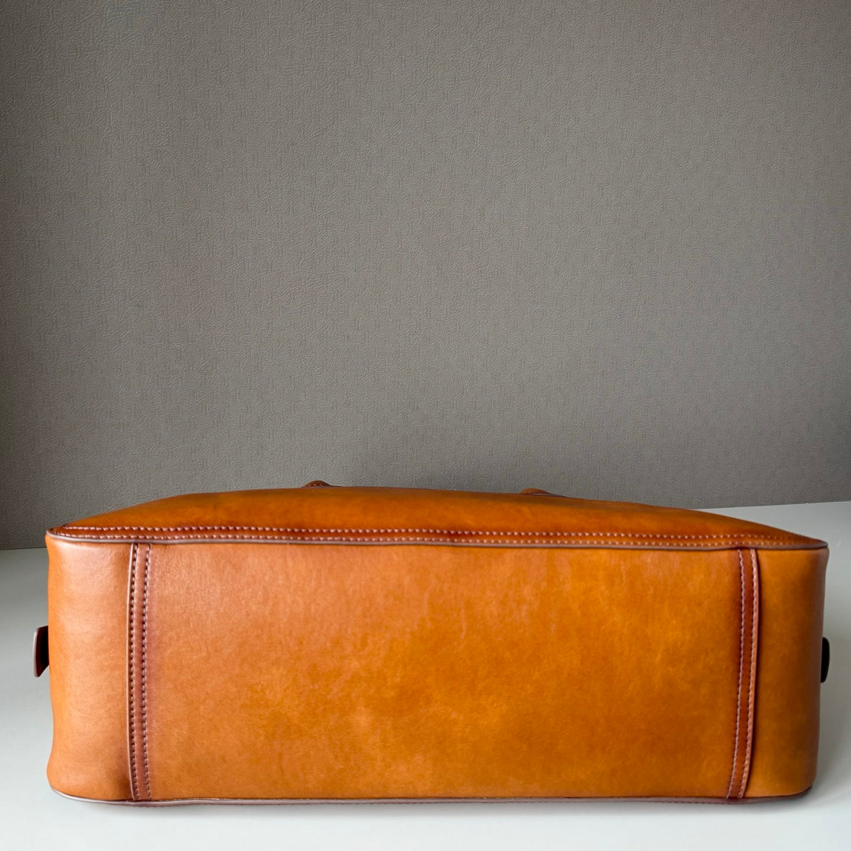 Miu Miu Aventure Leather Top Handle Bag – Cognac